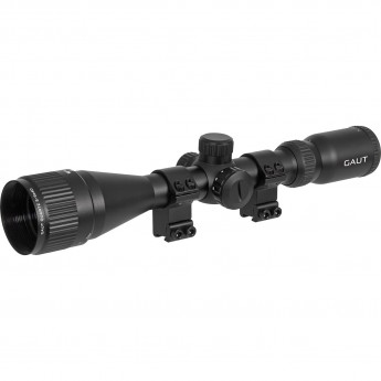 Прицел GAUT QUARTZ 3-9x40 AO, сетка 2 (Mil-Dot), кольца, подсветка